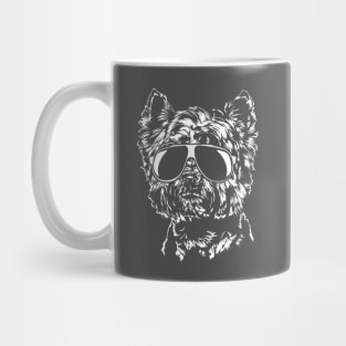 Cool West Highland White Terrier with sunglasses Mug